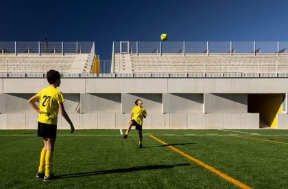 Grandstand Building - Training Complex of the Municipal Stadium in Aveiro | SUMMARY