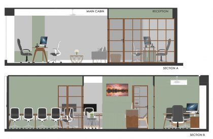 Office for Jainam Engicon Pvt. Ltd. | i-con Architects & Urban Planners