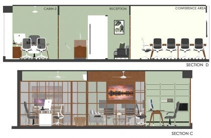 Office for Jainam Engicon Pvt. Ltd. | i-con Architects & Urban Planners