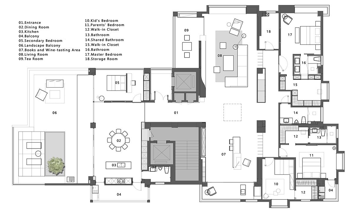 Penthouse in Chaozhou | AD Architecture