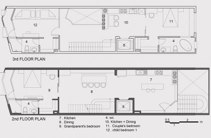 Multiple Space Complex House | Story Architecture