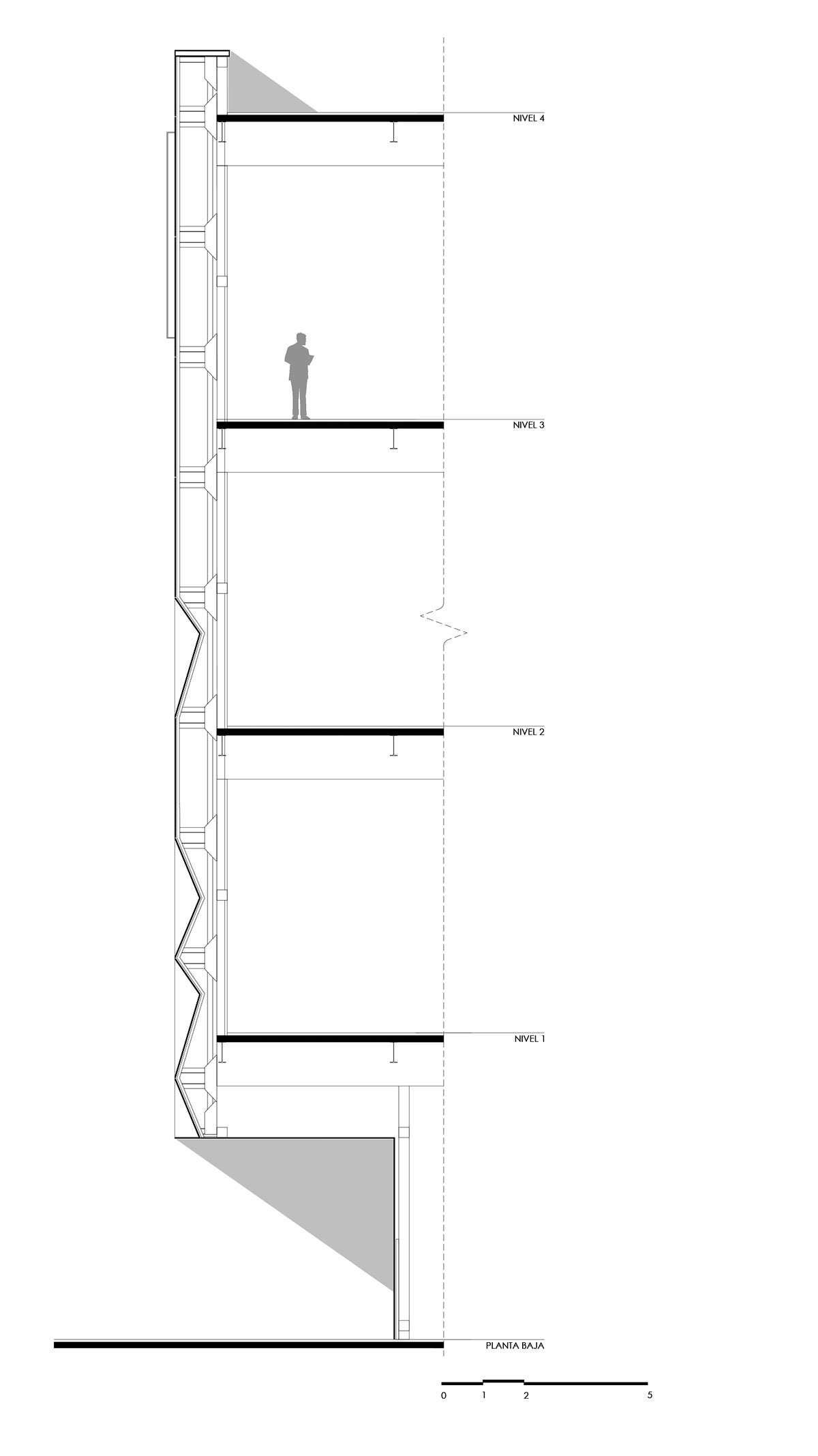 Façade Liverpool Mitikah Architecture | Miguel de la Torre mta+v