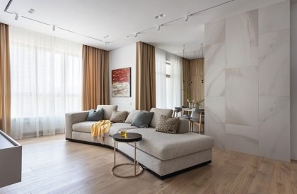 Minimalist apartment with a colour splash | Alexander Tischler