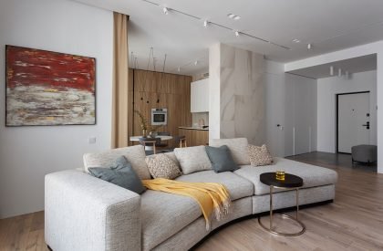 Minimalist apartment with a colour splash | Alexander Tischler