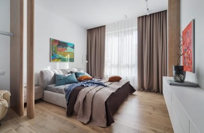 Minimalist apartment with a colour splash | Alexander Tischler