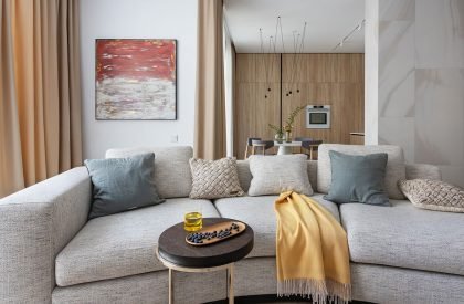 Minimalist apartment with a colour splash | Alexander Tischler