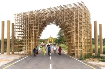 Northeast Commemorative Gate- 36th Surajkund Crafts Mela | atArchitecture