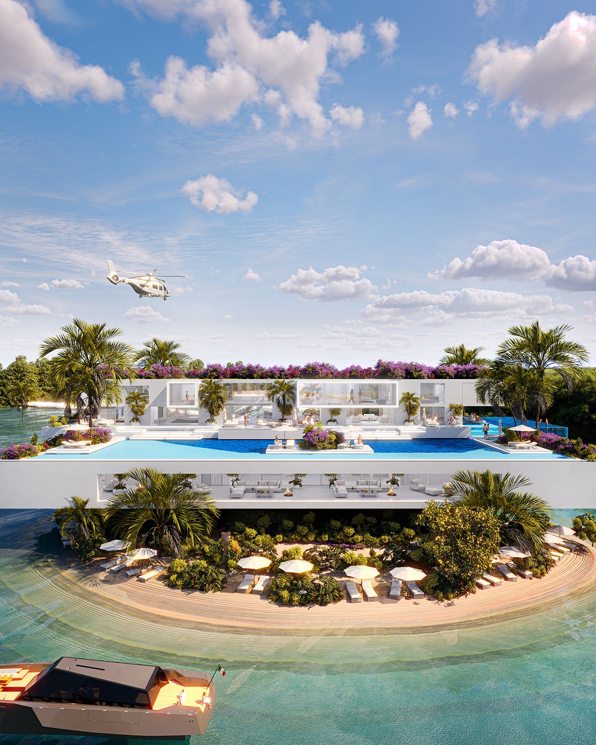 Eagle Mansion Signature Villa’ in ‘Soul Luxury Beach Resort’ by Emaar Misr at Northern Coast | MASK architects