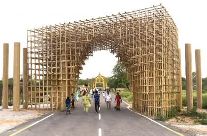 Northeast Commemorative Gate- 36th Surajkund Crafts Mela | atArchitecture