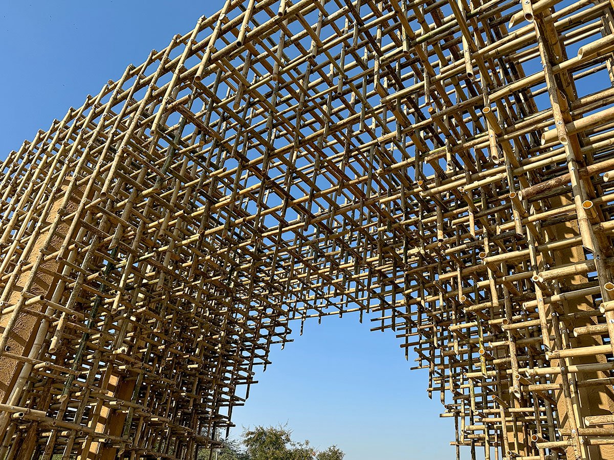 Northeast Commemorative Gate- 36th Surajkund Crafts Mela | atArchitecture