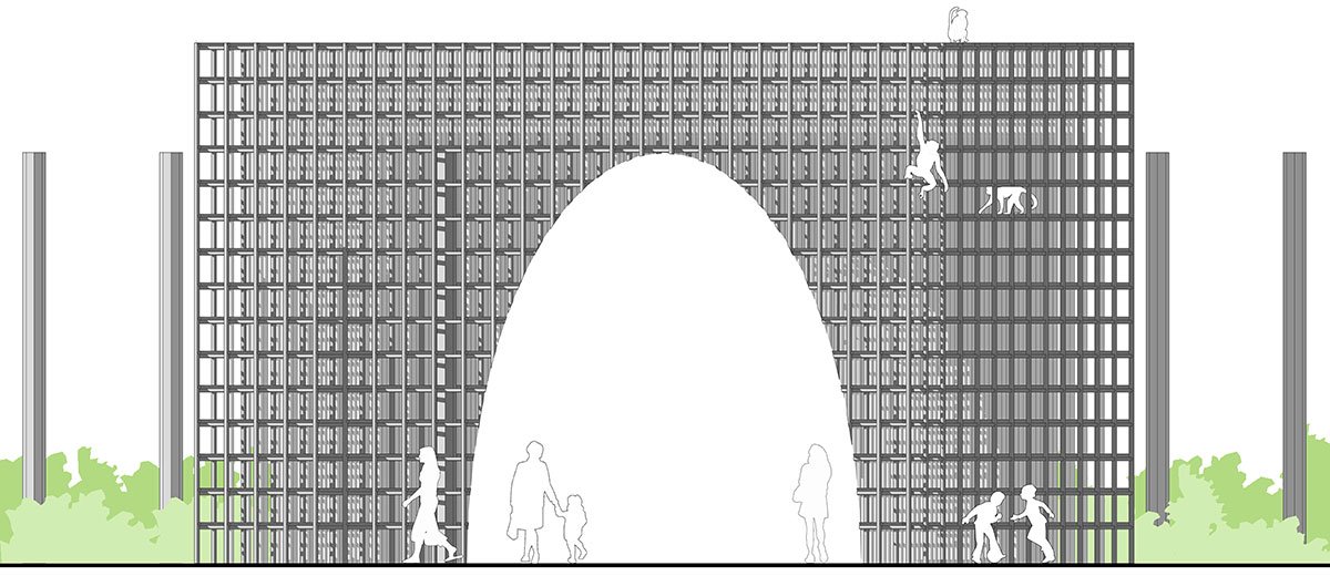 Northeast Commemorative Gate- 36th Surajkund Crafts Mela | atArchitecture