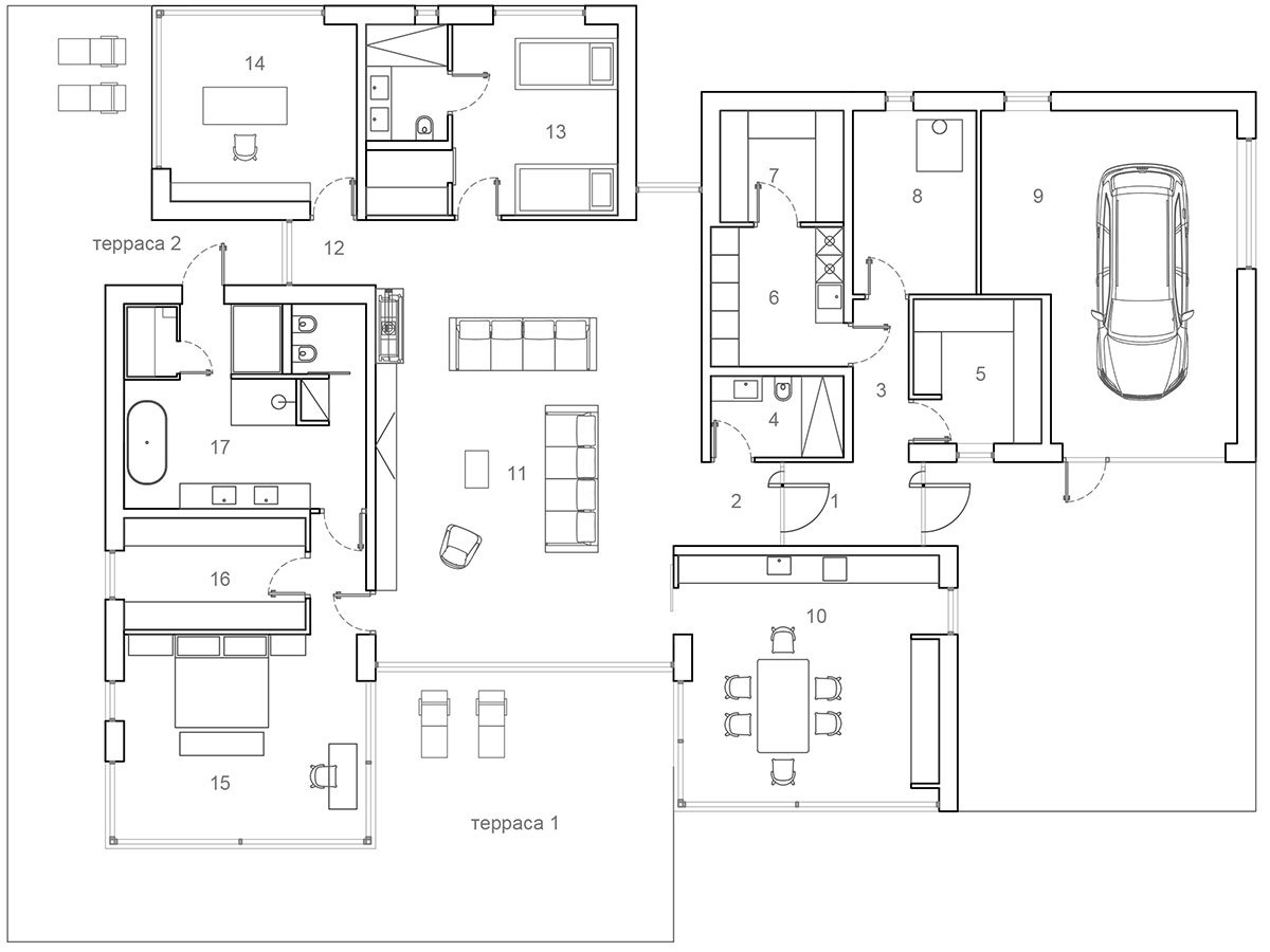 In harmony with nature: a house for two in Repino | Kerimov Architects