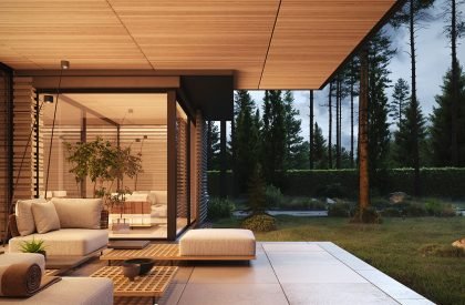 In harmony with nature: a house for two in Repino | Kerimov Architects