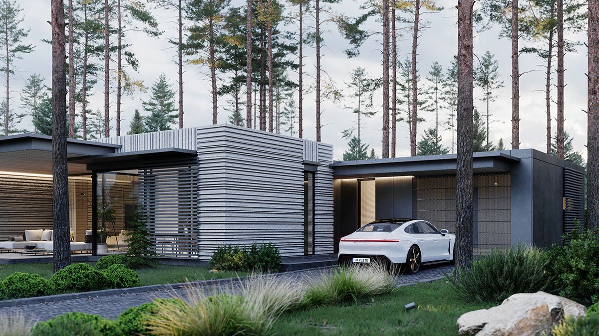 In harmony with nature: a house for two in Repino | Kerimov Architects