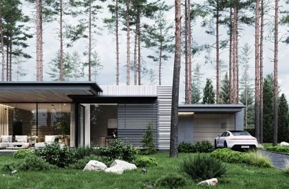 In harmony with nature: a house for two in Repino | Kerimov Architects