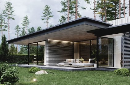 In harmony with nature: a house for two in Repino | Kerimov Architects