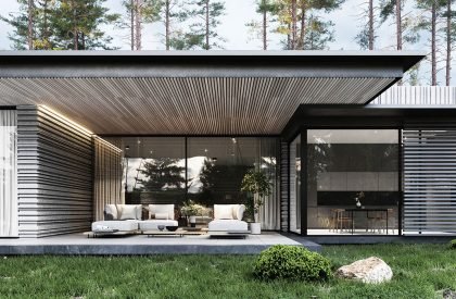 In harmony with nature: a house for two in Repino | Kerimov Architects