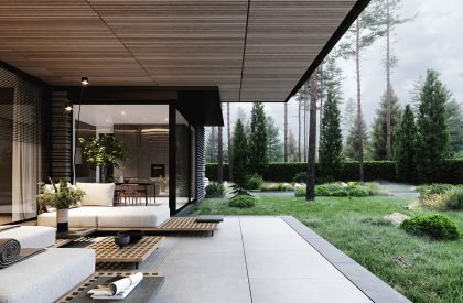 In harmony with nature: a house for two in Repino | Kerimov Architects