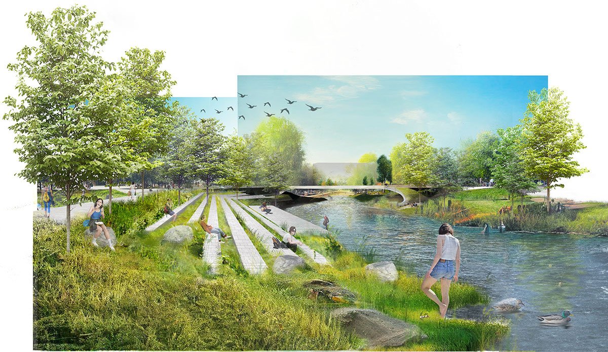 Upside Down Flows: Redeeming the landscapes crossed by the Olona River in Milan | Landscape Architecture Thesis