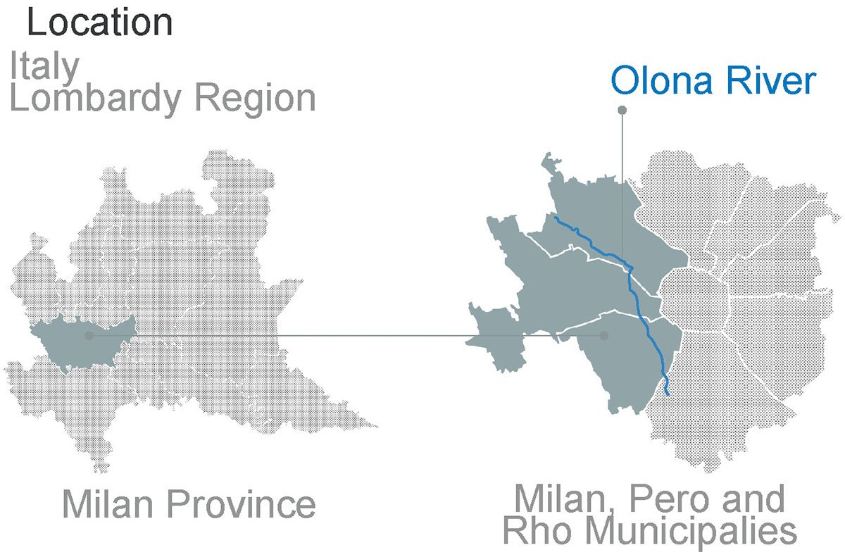 Upside Down Flows: Redeeming the landscapes crossed by the Olona River in Milan | Landscape Architecture Thesis