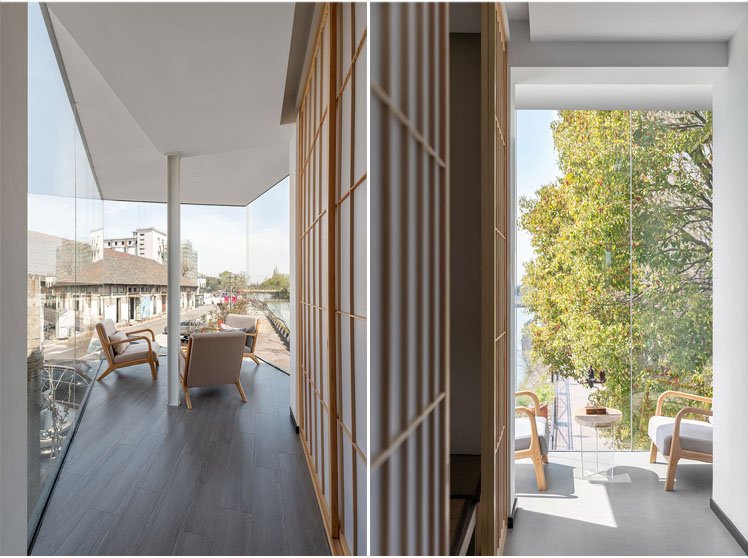 Tea Room Floating by the River | DCDSAA Architecture Office