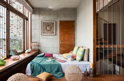 Carving a court of Quietude in a Bustling Cityscape | Mudbricks