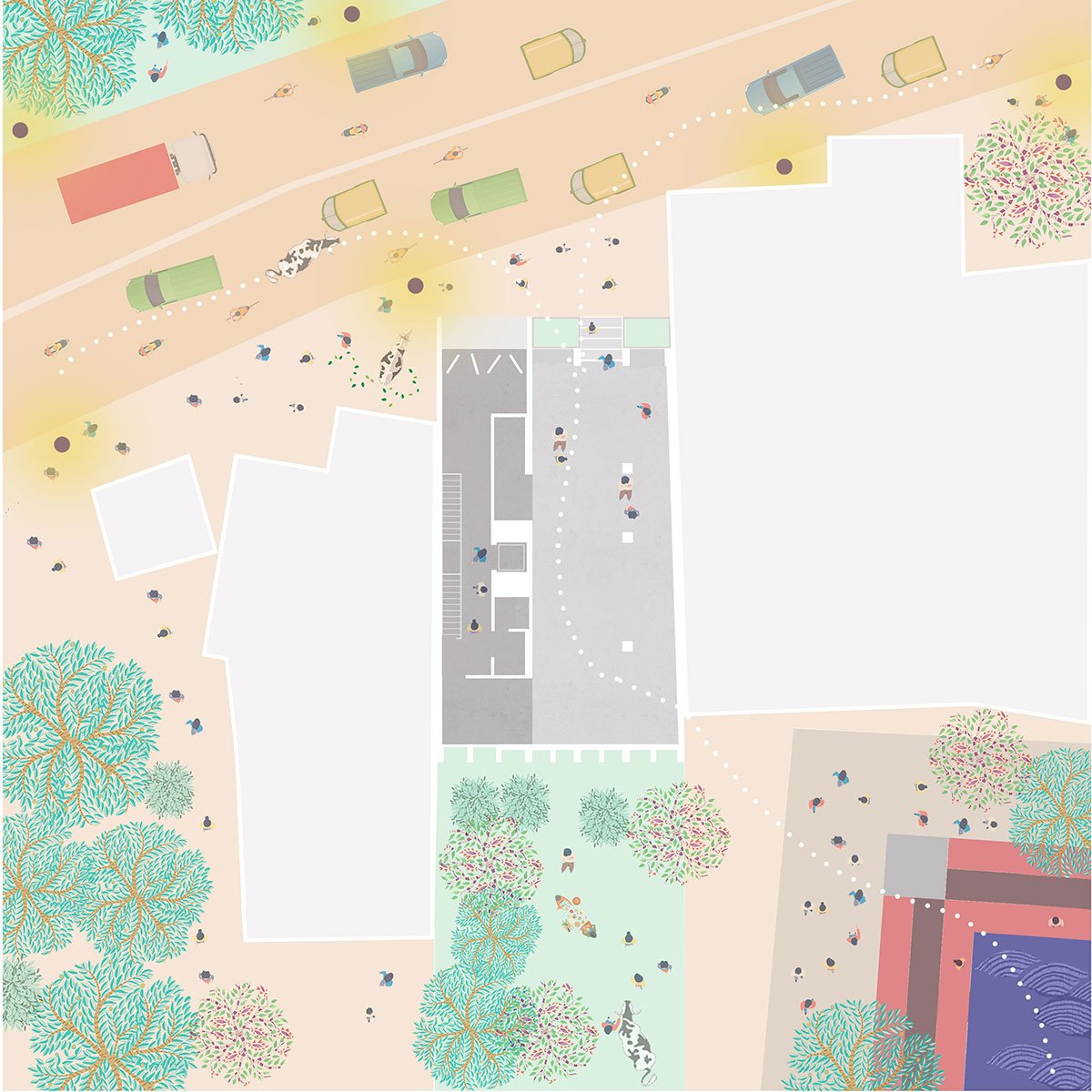 Veiled Building | KUN Studio