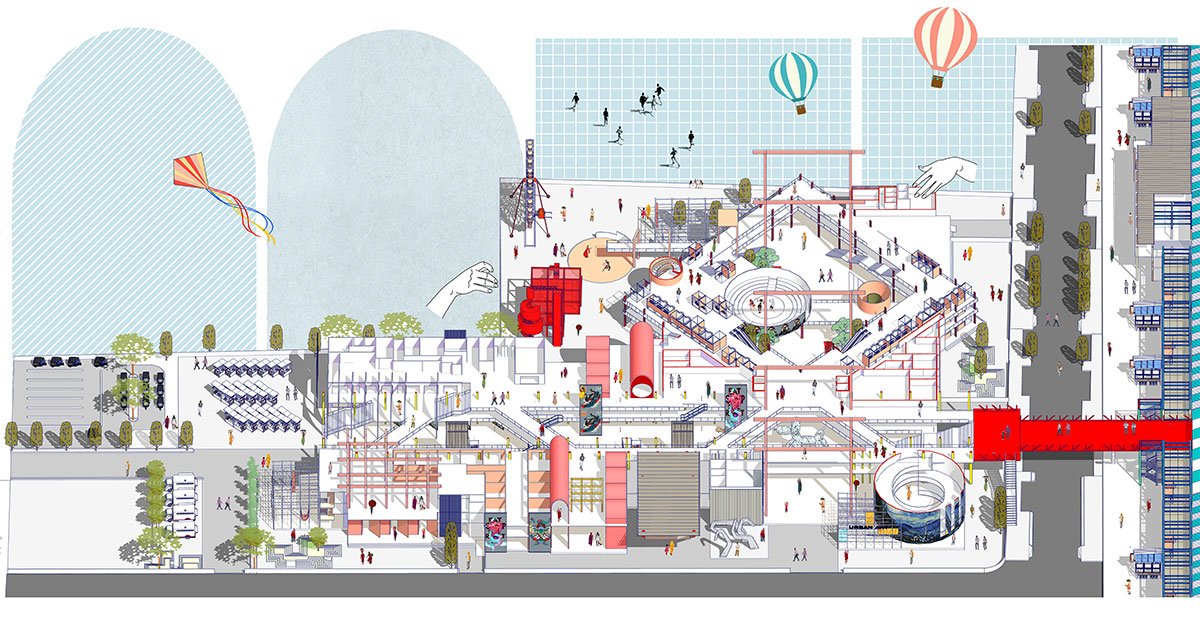 THE SOCIAL PLUGIN - As a railway connection | Architecture Thesis on Transit-Oriented Development