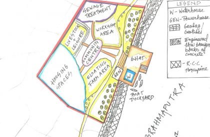 Project Noah-The Floating Village at Majuli, Assam, India | Design Thesis on Floating Architecture