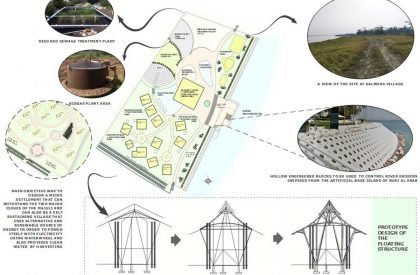 Project Noah-The Floating Village at Majuli, Assam, India | Design Thesis on Floating Architecture