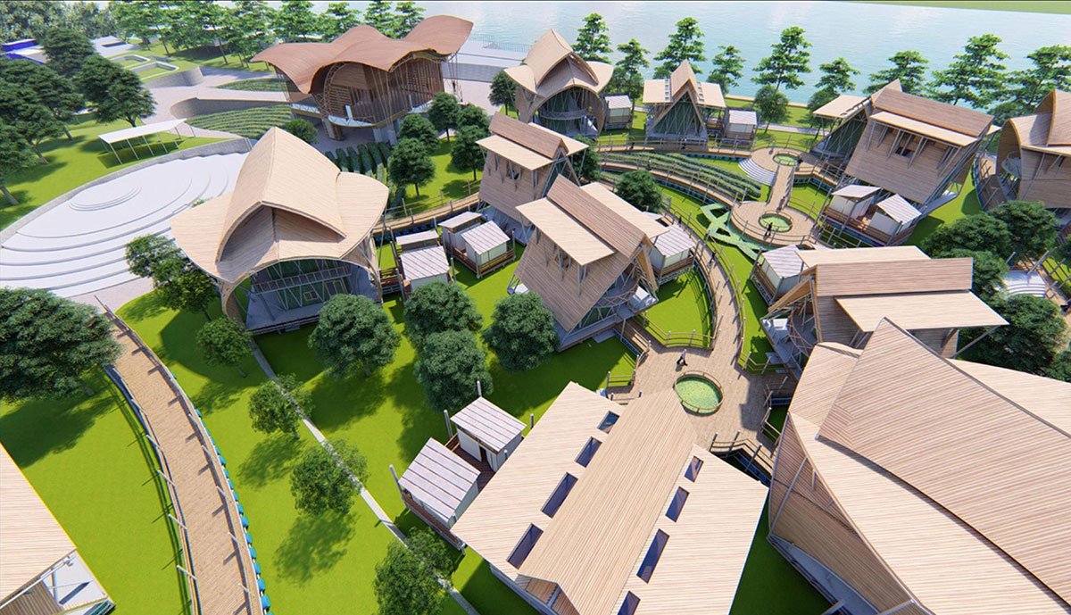 Project Noah-The Floating Village at Majuli, Assam, India | Design Thesis on Floating Architecture