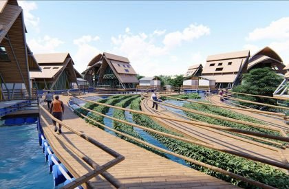 Project Noah-The Floating Village at Majuli, Assam, India | Design Thesis on Floating Architecture