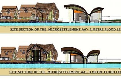 Project Noah-The Floating Village at Majuli, Assam, India | Design Thesis on Floating Architecture