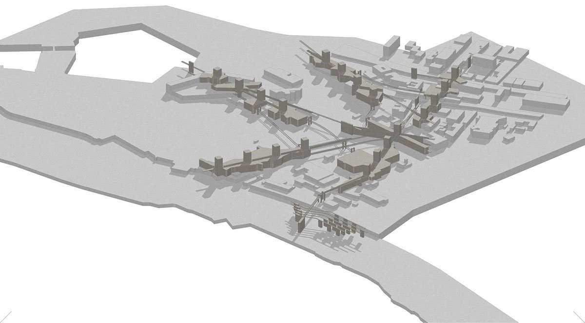 Tracing Boundaries: Institute of Advanced Manufacturing in Middlehaven | Masters Design Thesis on Urban Revitalization
