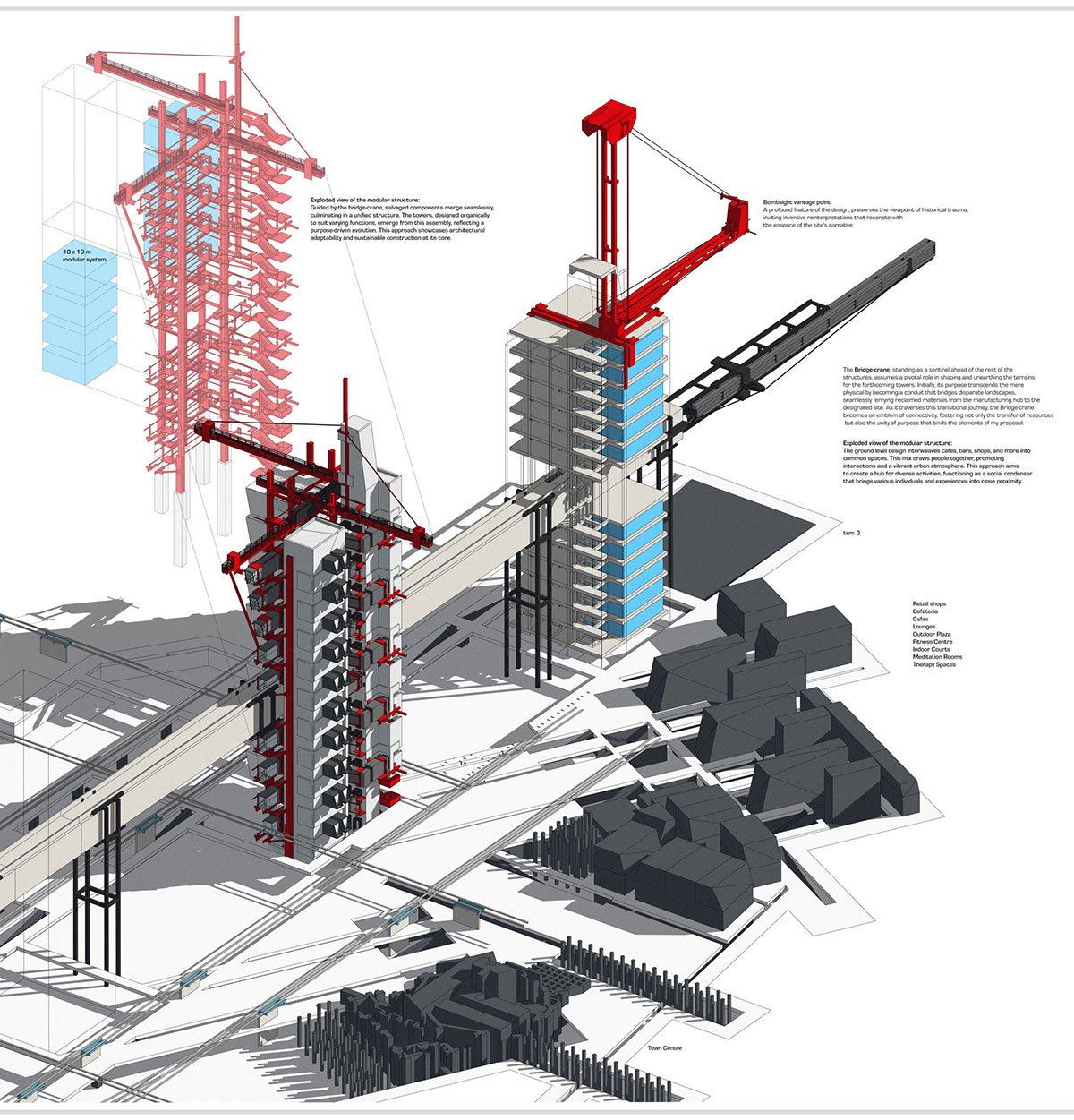 Tracing Boundaries: Institute of Advanced Manufacturing in Middlehaven | Masters Design Thesis on Urban Revitalization