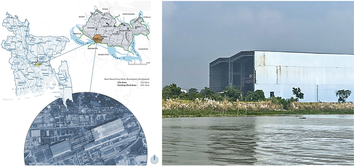 Echoes of Replenishment : Breathing New Life into The Padma Bridge Construction Yard through Museums of Expression | Architecture Thesis