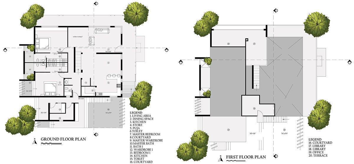 Malenadu Mane | Int-Hab Architecture + Design Studio
