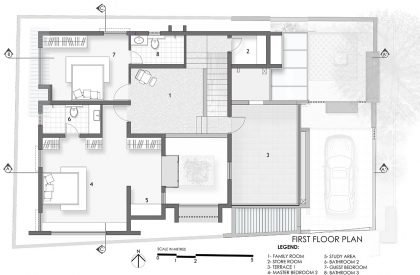 House With Two Courts | Shuonya Nava Designs