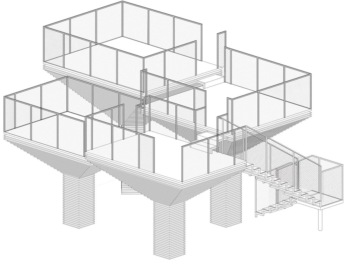 PRISM-Coffee and reading space renovation in an office warehouse | HCCH Studio