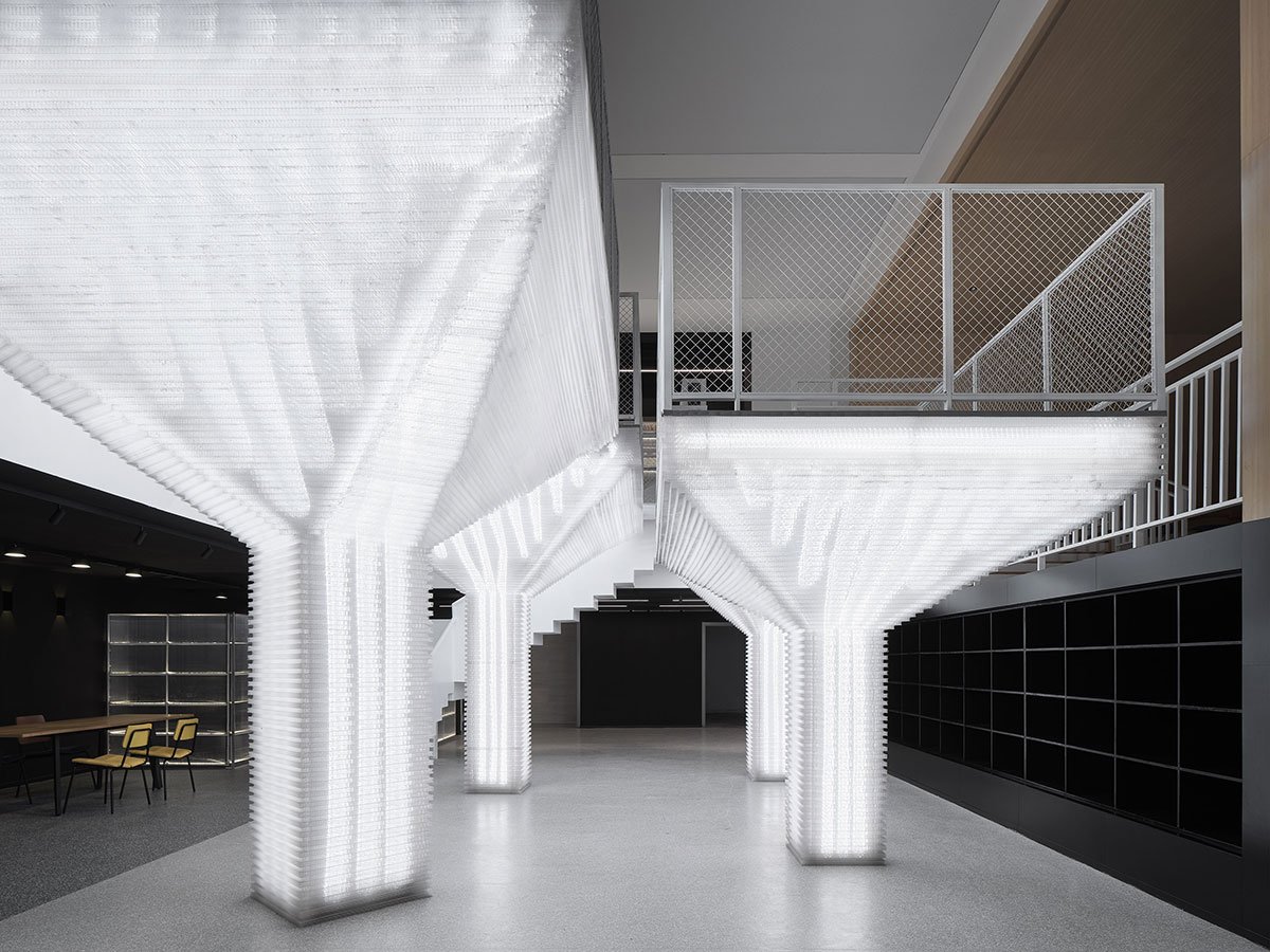 PRISM-Coffee and reading space renovation in an office warehouse | HCCH Studio