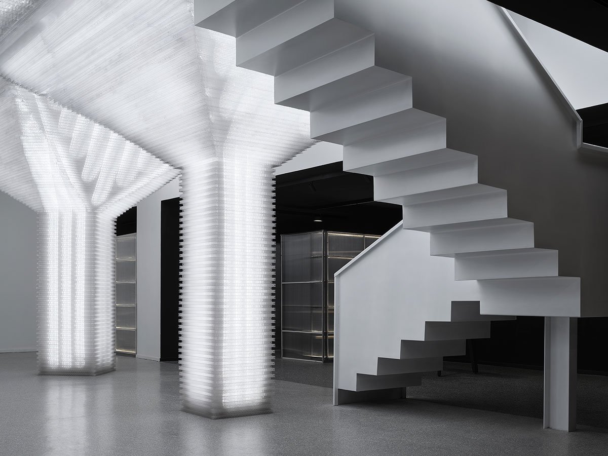 PRISM-Coffee and reading space renovation in an office warehouse | HCCH Studio