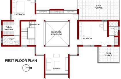 Central Courtyard House | Bhoomija Creations