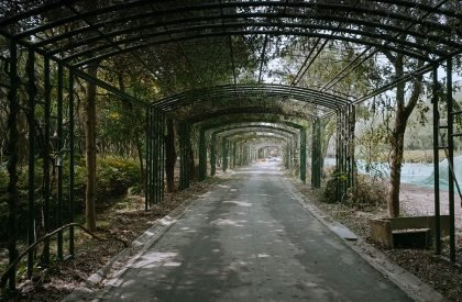 Emerald Screen Pergola | Wutopia Lab