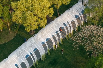 Emerald Screen Pergola | Wutopia Lab