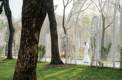 Emerald Screen Pergola | Wutopia Lab