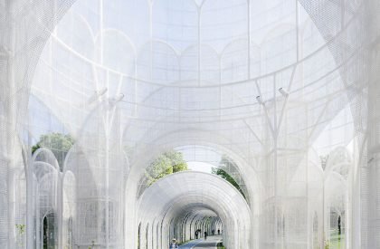 Emerald Screen Pergola | Wutopia Lab