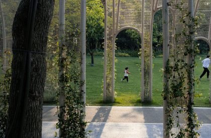 Emerald Screen Pergola | Wutopia Lab