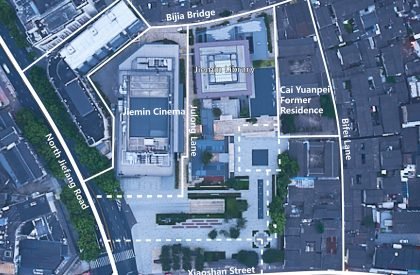 Cai Yuanpei Square and Jiemin Library | UAD