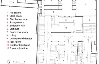 Cai Yuanpei Square and Jiemin Library | UAD
