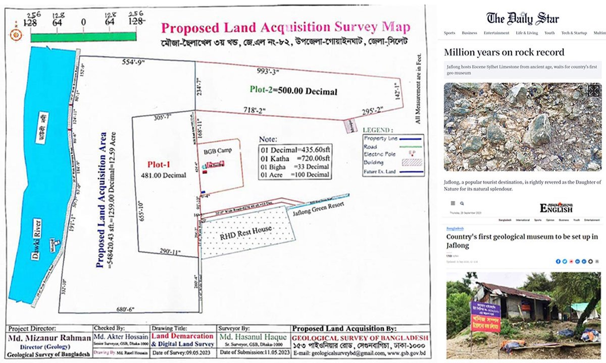 Heritage Sanctuary for Geology at Jaflong, Bangladesh | Architecture Thesis